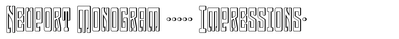 Neuport Monogram (1000 Impressions)